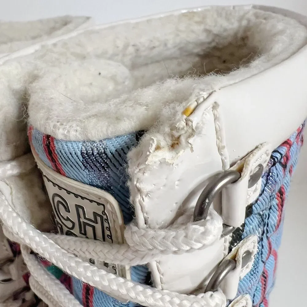 y2k Vintage Coach Peggey Signature Logo Winter Boots Snow Moon Boots Size 8 - Picture 9 of 13